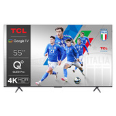 tcl c65 series serie c6 smart tv qled 4k 55" 55c655, audio onkyo con subwoofer, dolby vision - atmos, google tv