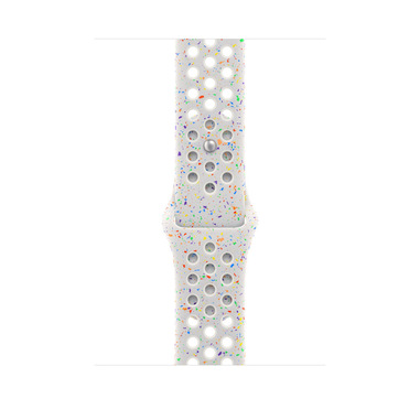 Apple MUV03ZM/A accessorio indossabile intelligente Band Bianco Alluminio, Fluoroelastomero
