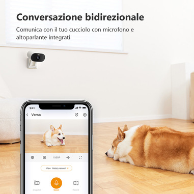 IMOU VERSA – Telecamera WIFI IP 2MP con staffa magnetica per interno e  esterno, IPC-C22FP-C