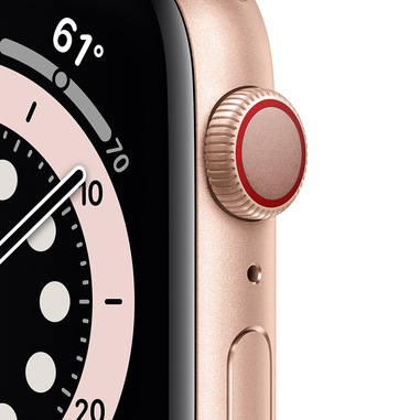 Apple Watch Serie 6 GPS + Cellular, 44mm in alluminio oro con cinturino  Sport Rosa sabbia | Smartwatch in offerta su Unieuro