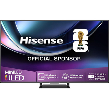 hisense u7q pro 75u7q pro 190,5 cm (75") 4k ultra hd smart tv wi-fi nero 500 cd/m²