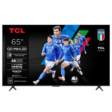 TCL Q6C Serie Smart TV QD-MiniLED 4K 65" 65Q6C, audio Onkyo 2.1, Dolby Vision IQ & Atmos, Google TV