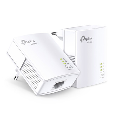 TP-Link TL-PA7017 KIT adattatore di rete PowerLine 1000 Mbit/s Collegamento ethernet LAN Bianco 2 pz