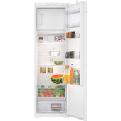 bosch serie 2 frigorifero monoporta da incasso con congelatore, 177.5 x 56 cm