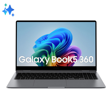 samsung galaxy book5 360 intel core ultra 5 226v ibrido (2 in 1) 39,6 cm (15.6") touch screen full hd 16 gb lpddr5x-sdram 512 gb ssd wi-fi 7 (802.11be) windows 11 home grigio
