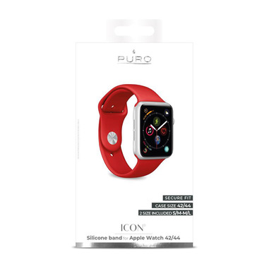 PURO Apple Watch Band 42-44mm Red | Smartwatch in offerta su Unieuro