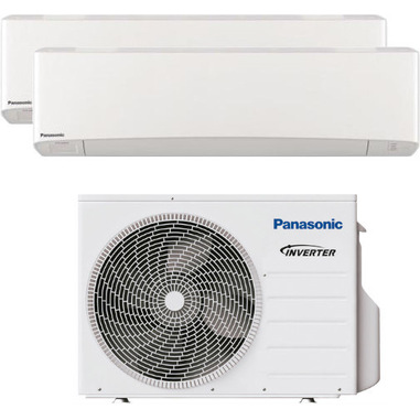 Panasonic Dualsplit 9000+12000BTu CU-2TZ41TBE + CS-RZ25WKEW + CS-RZ35WKEW condizionatore fisso