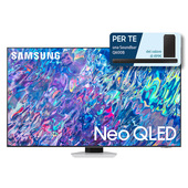 samsung tv neo qled 4k 65” qe65qn85b smart tv wi-fi bright silver 2022, mini led, processore neo quantum 4k, gaming mode, suono 3d