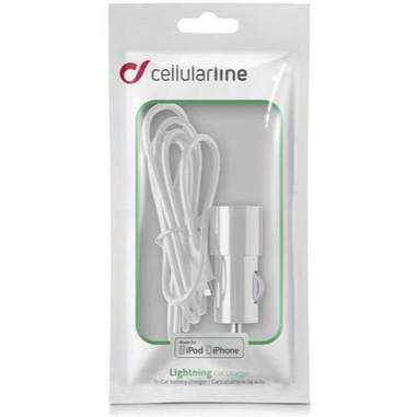 Cellularline CLBCBRMFIIPH5W Caricabatterie per dispositivi mobili Auto Bianco