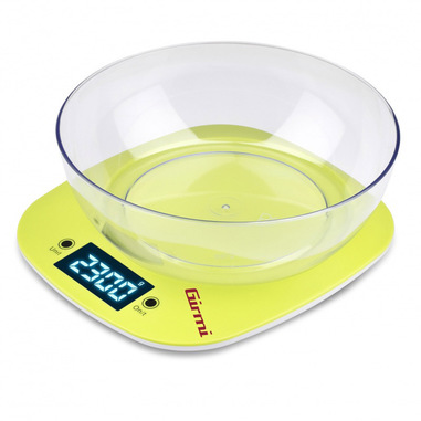 Girmi PS03 Lime Superficie piana Ovale Bilancia da cucina elettronica