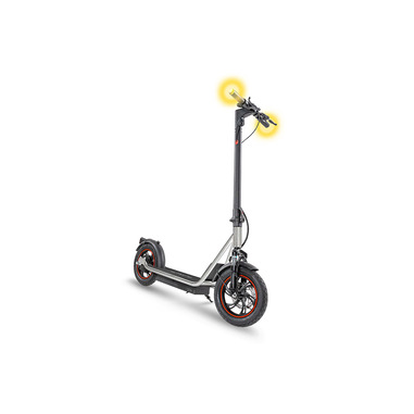 EMG Street - Potenza motore 450W, ruote da 12", doppio freno a disco a/p, batteria 36V 10Ah, frecce direzionali