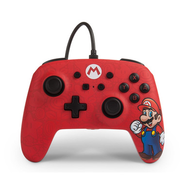 PowerA Mario Multicolore, Rosso USB Gamepad Analogico/Digitale Nintendo Switch