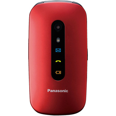 Panasonic KX-TU456 6,1 cm (2.4") 110 g Rosso Telefono cellulare basico