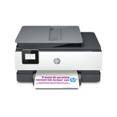 hp officejet stampante multifunzione hp 8014e, colore, stampante per casa, stampa, copia, scansione, hp+; idoneo per hp instant ink; alimentatore automatico di documenti; stampa fronte/retro