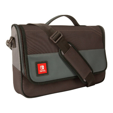 PowerA Everywhere Messenger Bag Nintendo Marrone, Grigio