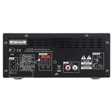 Pioneer X-HM21 Mini impianto audio domestico 30 W Nero
