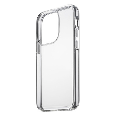 Cellularline Gloss - iPhone 13 Pro Custodia trasparente ultra-protettiva con finitura anti-graffio - con tecnologia antibatterica Microban integrata Trasparente