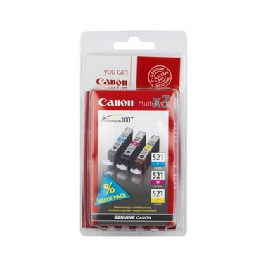 Canon Cartucce colore multipack CLI-521 C/M/Y