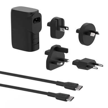 Belkin CARICABATTERIA DA MURO E DA VIAGGIO 25W + 5K PB
