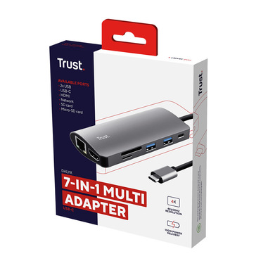 Trust Dalyx lettore di schede USB 3.2 Gen 1 (3.1 Gen 1) Alluminio