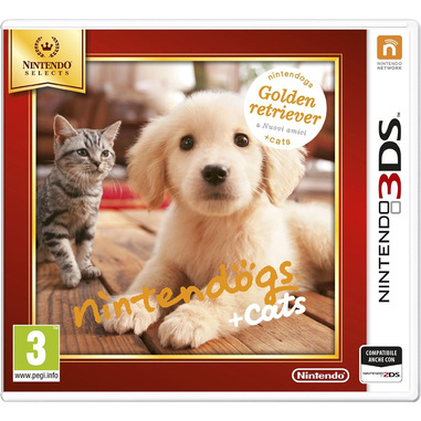 Nintendogs + Cats: Golden Retriever - 3DS