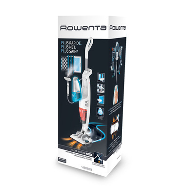 Rowenta YY5146fe Clean & Steam Revolution Cleaner Steam - Aspira, Clean  allo stesso tempo - elimina il 99,9% dei batteri