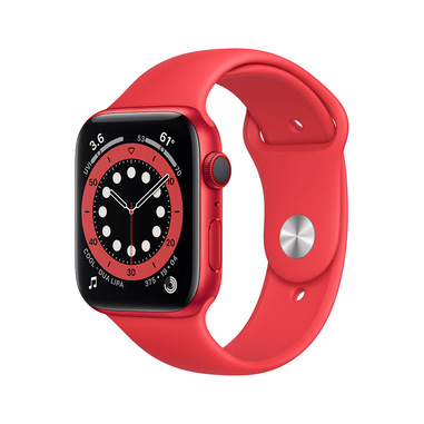 Apple Watch Serie 6 GPS + Cellular, 44mm in alluminio PRODUCT(RED) con cinturino Sport PRODUCT(RED)