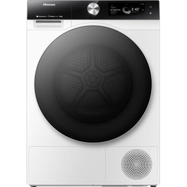 Hisense DH7S107BW asciugatrice Libera installazione Caricamento frontale 10 kg A+++ Bianco