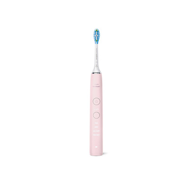 Philips DiamondClean 9000 Sonicare Spazzolino Elettrico Sonico Rosa con App e custodia da viaggio HX9911/29