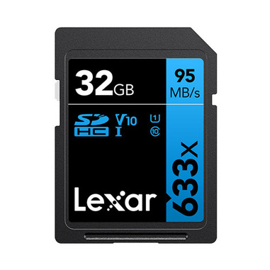 Lexar Professional 633x memoria flash 32 GB SDHC UHS-I Classe 10