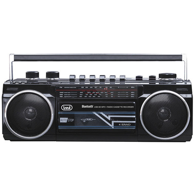 Trevi RADIO REGISTRATORE PORTATILE USB SD WIRELESS CASSETTA RR 501 BT NERO