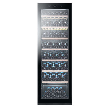 Haier Wine Bank 60 Serie 3 WS171GA Cantinetta vino con compressore Libera installazione Nero 166 bottiglia/bottiglie