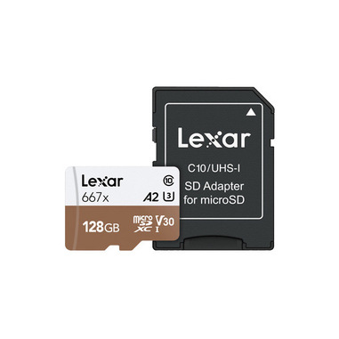Lexar Professional 667x memoria flash 128 GB MicroSDXC Classe 10 UHS-I
