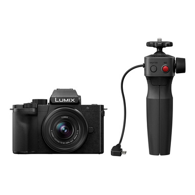 Panasonic Lumix DC-G100VEG-K fotocamera digitale completa di impugnatura Fotocamera stile obiettivo 20,3 MP Live MOS 5184 x 3888 Pixel Nero