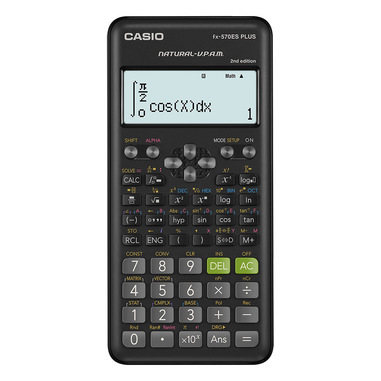 Casio FX-570ES PLUS-2 calcolatrice Desktop Calcolatrice scientifica Nero