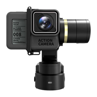 FeiYu-Tech WG2 stabilizzatore per macchina fotografica Stabilizzatore per videocamera Sport action Nero