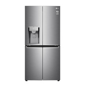 lg gml844pzae frigorifero multidoor slim, classe e 506l, wi-fi, drink dispenser, uvnano, door cooling, inox