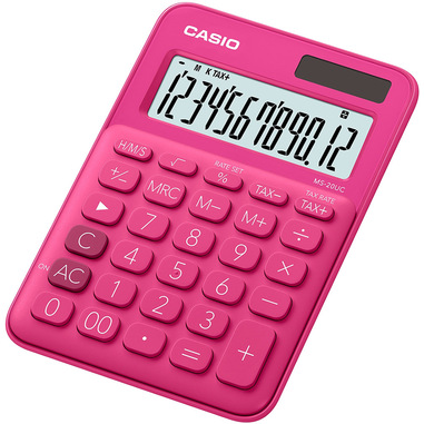 Casio MS-20UC-RD calcolatrice Desktop Calcolatrice di base Rosso