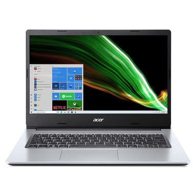 Acer Aspire 1 A114-33-C28D Computer portatile 35,6 cm (14") Full HD Intel® Celeron® N 4 GB DDR4-SDRAM 64 GB Flash Wi-Fi 5 (802.11ac) Windows 10 Home S Argento