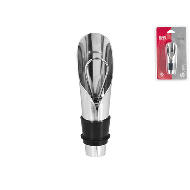 Pengo 8558800 tappo per bottiglie e decanter Nero, Acciaio inox