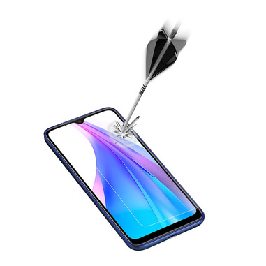 Cellularline Impact Glass - Redmi Note 8T Vetro temperato sottile e resistente Trasparente