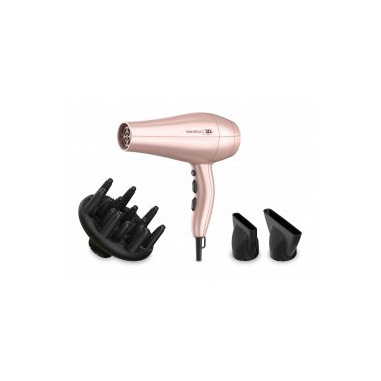GA.MA Phon Keration Diva 3D: preserva la cherativa naturale dei capelli, tecnologia agli ioni, anti crespo, 2300W, motore AC a lunga durata, Sei combinazioni di temperatura e velocità, colpo d'aria fredda incluse 2 bocchette e 1 diffusore