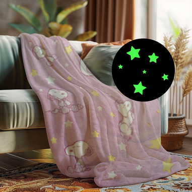 Kanguru Plaid Glow Peanuts Pink
