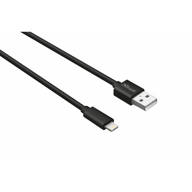 Trust Lightning Cable 2m - Black Nero