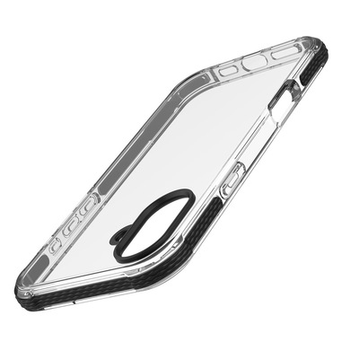 cellularline tetra force strong guard - iphone 16 plus custodia flessibile ultra-protettiva, anti-shock con tecnologia antibatterica microban® integrata