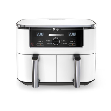 Ninja AF400EU Doppia 9,5 L Indipendente 2470 W Friggitrice ad aria calda Bianco