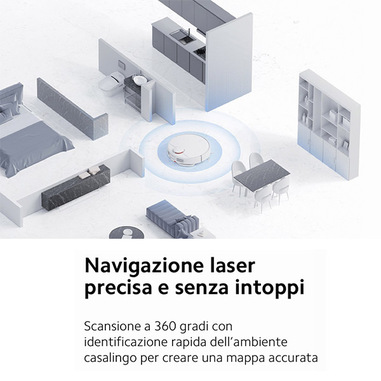 Xiaomi Robot Vacuum S10 White, Aspirapolvere Smart elettrodomestici pulizia  aspirapolvere-robot in offerta su GENIALPIX