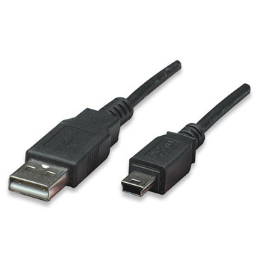 Hama HQ 1,5m Cavo USB Mini-B-Spina Mini-USB 2.0 Oro per PC Fotocamera CELLULARE ETC 