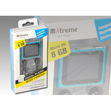 Xtreme 27702 Lettore MP4 8 GB Blu