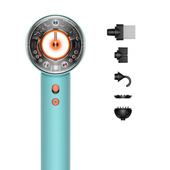 dyson asciugacapelli supersonic nural (acquamarina/tangerine)